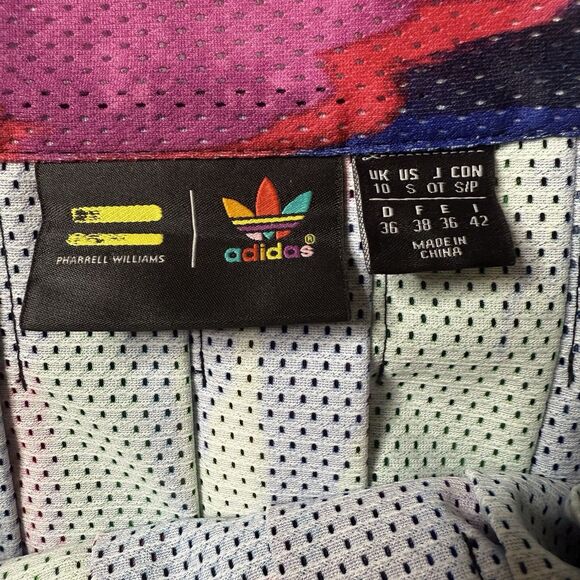 Adidas x Pharrel Williams Multicolor Camo Pleated Skirt Size Small Tennis Mini - Picture 3 of 5